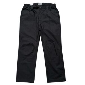 686 Cruiser Pants Wide Fit Mens 34 Ripstop Hiking Stretch Belted Black NEW
